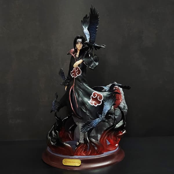 Naruto Itachi Uchiha Krage Tohovedet Figur Anime Statue Model Gave