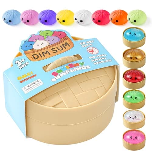 Dumpling Klemmelegetøj, Squishy Mystery Box, Stresslindring til Skrivebordsindretning