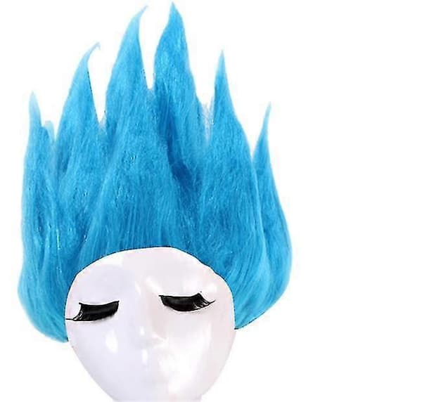 Mænds mode rollespil parykker til Halloween blue