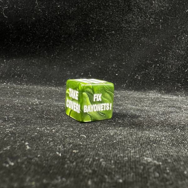 Actionterningesæt til krigsspil, 20 stk. 16 mm D6-terninger med opbevaringsboks, grønne D6-terninger i harpiks til voksne, rollespilsterniger til wargaming RPG, terninger Action