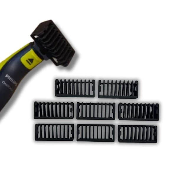 Kamme til Philips Oneblade 1 - 8 mm (1 mm trin) Sort M Sort black