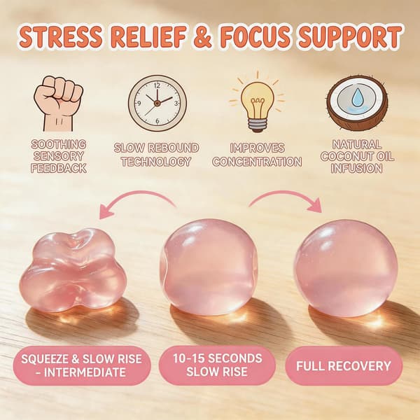Mochi Paljetter Squishy Stressboll. (2st) 2pcs