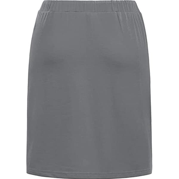 Miniskjørt for kvinner Elastisk linning Sexy blyantskjørt med shorts, grå, størrelse S grey S