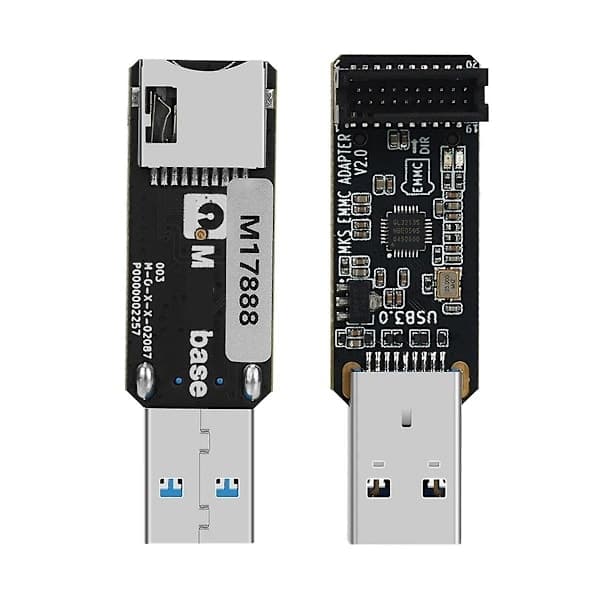 Til MKS EMMC ADAPTER V2 USB 3.0 kortlæser til MKS EMMC modul Micro-SD TF-kort MKS Pi MKS SKIPR