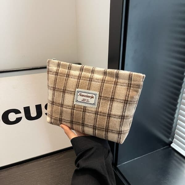 Kosmetiktaske Makeuptaske, Khaki khaki