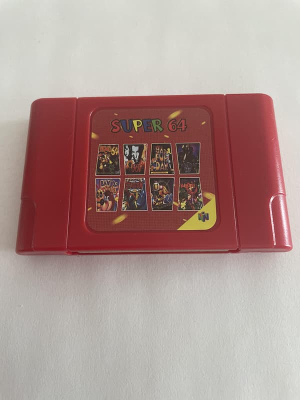 Super 64 Plus 340 i 1 multispelkassett för Nintendo N64 | Kompatibel med videospelskonsol