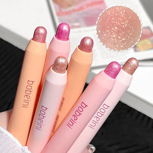 Glittrande Glitter Ögonskuggsstift Långvarig Ögonmakeup Z9u0 Rosa 1st pink 1pcs