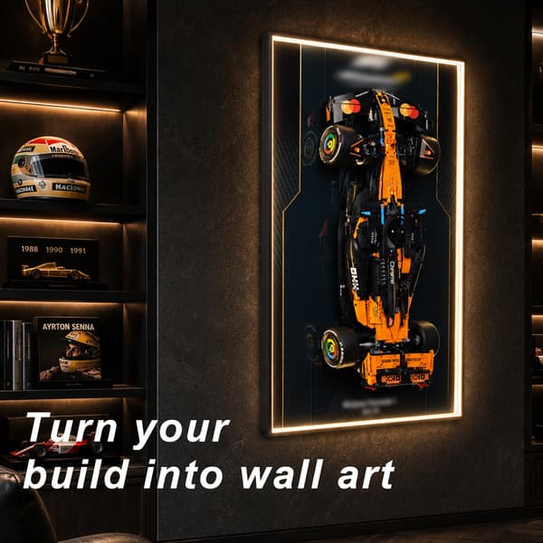Display Wallboard med LED-lys til Lego Technic 42228 McLaren MCL39 C 42228-C