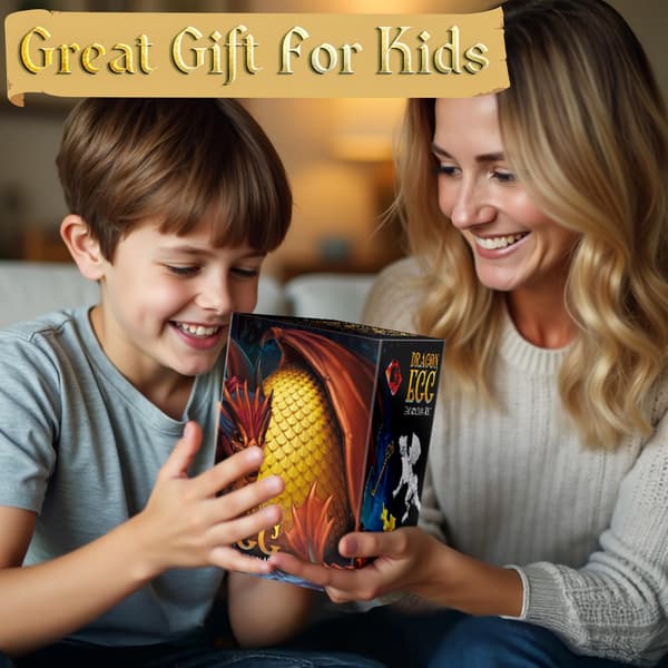 Dragegravesett, 12 drageegg med drageleker for gutter 6+ Dragon Dig Kit