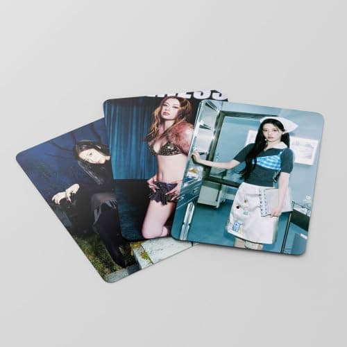 KATSEYE LE SSERAFIM ILLIT Iconic by Mistake Lomo-kort sæt Multi-Fandom Samlerobjekt Merchandise til Kpop-fans