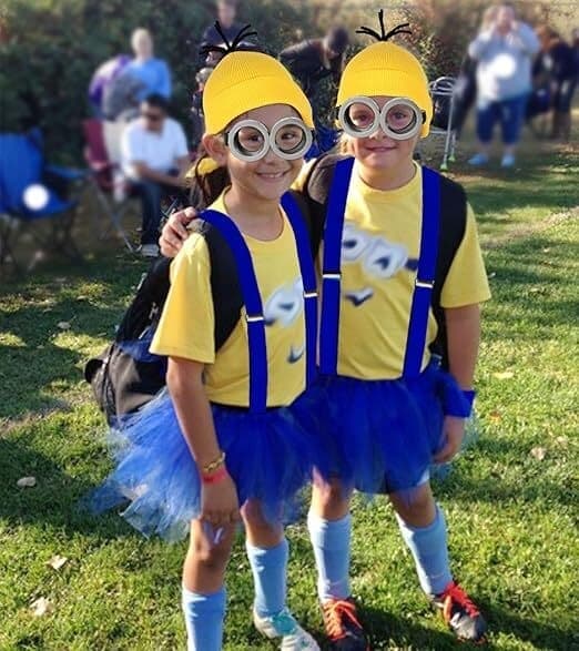 5-pak Halloween-kostume til piger, blå blue