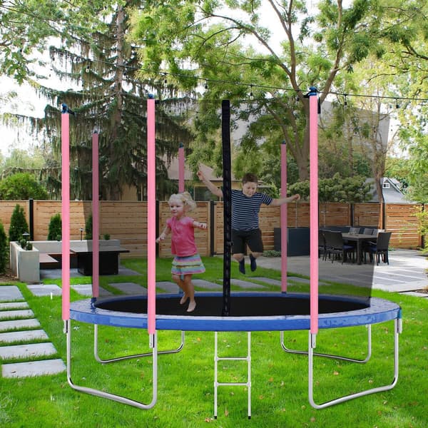 Trampoline Skumstanghylser 15,7 tommer 12 stk Universell Vanntett Pink