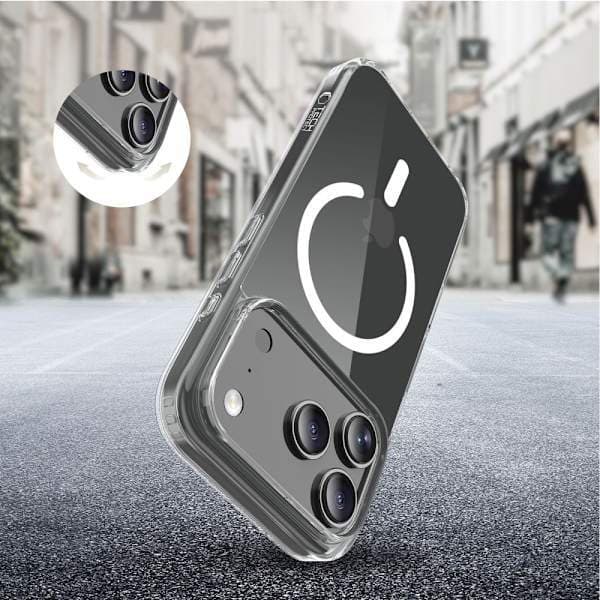 Tech-Protect iPhone 17 Pro Max Kuori MagSafe FlexAir Hybrid Läpinäkyvä