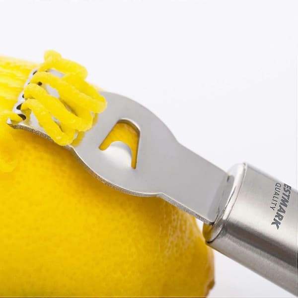 Zester rustfritt stål sølv 17,5 X 2,6 X 2,3 cm