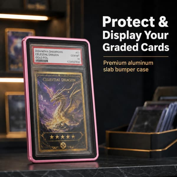 PSA Slab Case, Magnetiskt 9-punktslås Display Protector, Magenta Magenta
