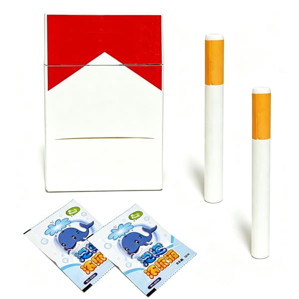Bubbelcigarettpaket, bubbelblåsare stressavlastningsleksak