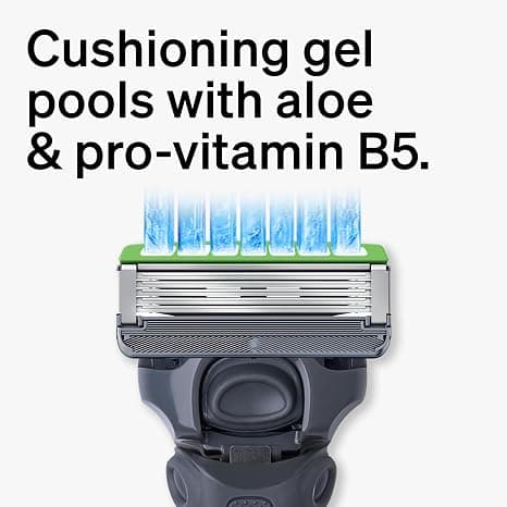 Schick Hydro Sensitive rakhyvelsrefiller, 8-pack | 5-bladiga rakhyvlar för män, rakblad, 8 refiller