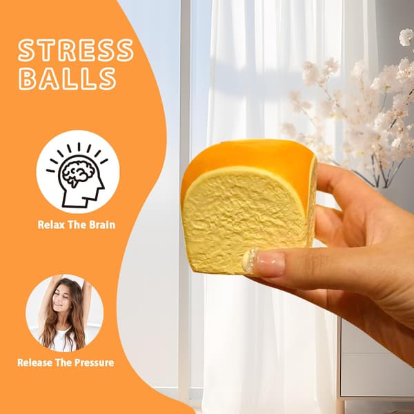 Smør Langsomt Stigende Squishy, Squishy Legetøj, Dumpling Stressbolde, Fidget Legetøj Hawaiian Rolls (2 Pack)