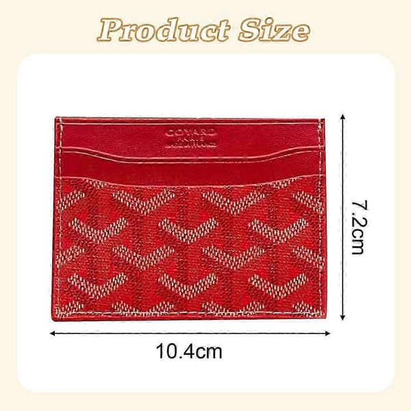 Størrelse Elegant Korttaske Lille Stil Korttaske mode red