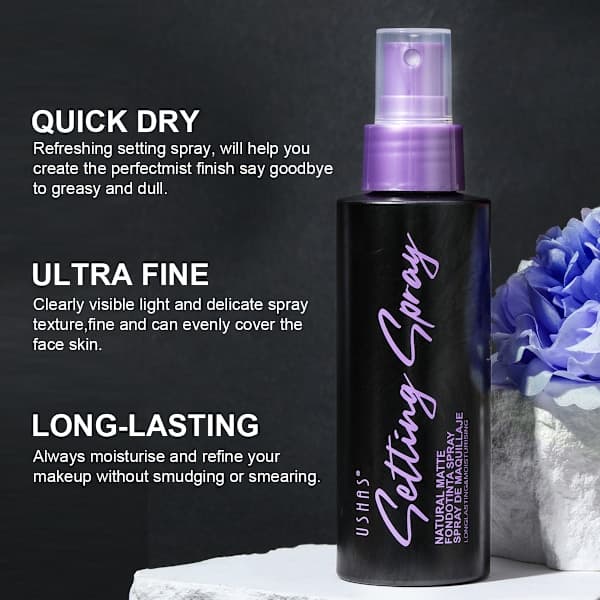 Matt Setting Spray 118ml, Langvarig Makeup Fixing Spray Oljekontroll Vanntett