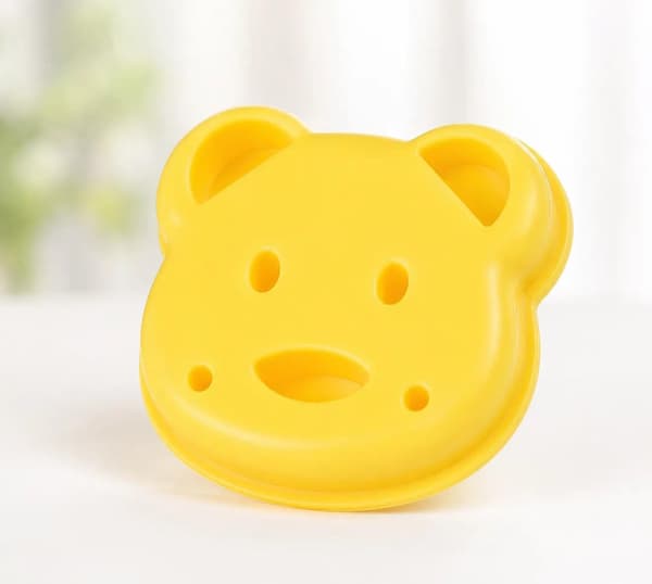 Plastbjörnformad gör-det-själv-smörgås