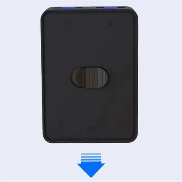 USB-switch til printerdeling, tovejs, 2 ind og 1 ud eller 1 ind og 2 ud, USB-delingsswitch USB2.0