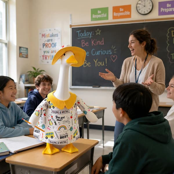 Outus Tilbage til Skole Veranda Gåseoutfit med Doodle Skjorte og Solhat School Bus