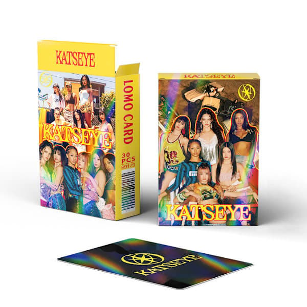 30 nye KATSEYE kjendis K-Pop samlekort, LOMO-kort
