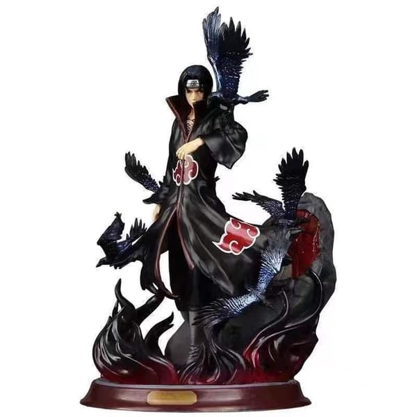 Naruto Itachi Uchiha Kråke Tohodet Figur Anime Statue Modell Gave