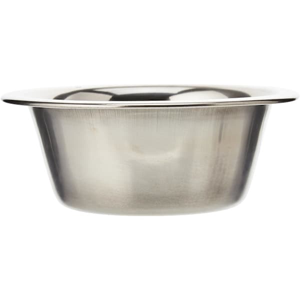 Fôrskål i rustfritt stål, 11 cm