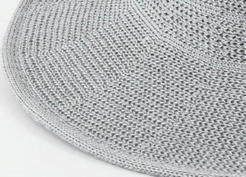 Häxhatt för barn hopfällbar bomullsgarn Halloween Cosplay-mössa Light Grey
