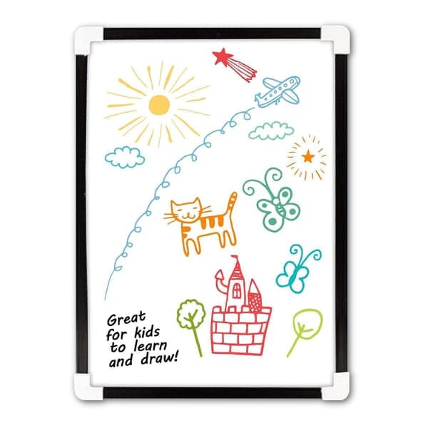 A4 Magnetisk Whiteboard til Tør Sletning Mini Kontor Opslagstavle Memo Whiteboard og Viskelæder