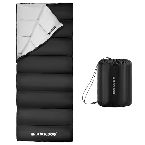 BLACKDOG Ultralätt Kuvertsovsäck-Simian Black