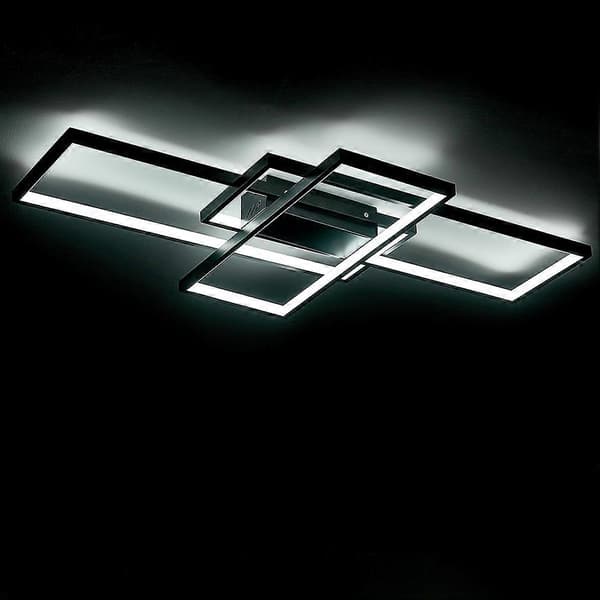 Livingandhome Moderne Rektangulær LED Taklampe