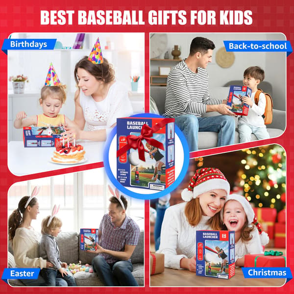 Pop Up Baseball Trainer, Basebollkastare med slagtee och träningsboll