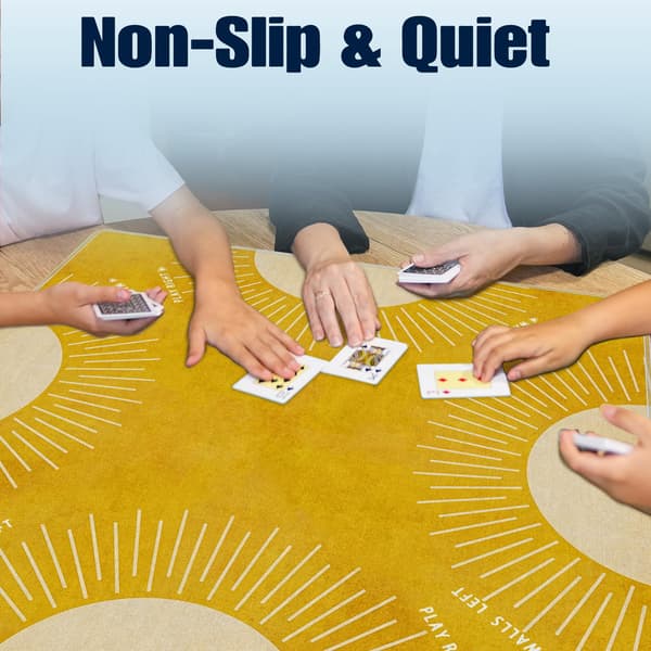 Boho sennepsgul sol Mahjong-matte for bord 31,5\"x 31,5\" Boho Sun