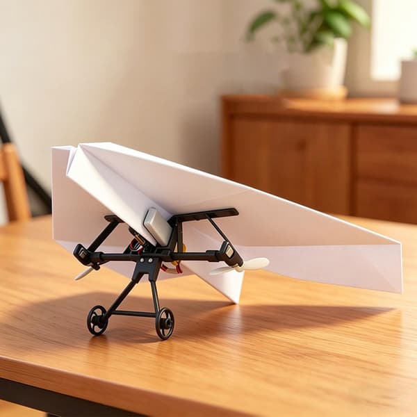 RC Papirflysett Elektrisk Flyleke Single Battery Model