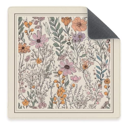 Fnggaak Boho Blomster Mahjongmatte 31.5x31.5 Boho Floral