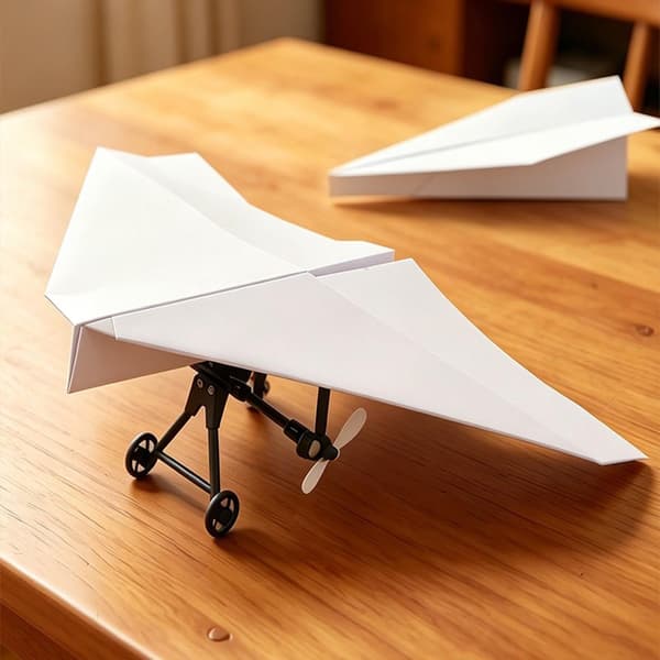 Fjärrstyrda trädgårdsflygplanleksaker i papper Three Electric Models