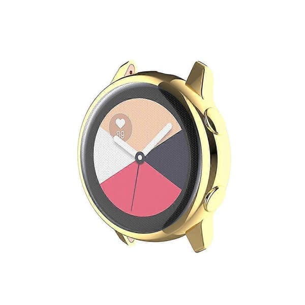 Heltäckande skyddsramfodral kompatibelt med Samsung Galaxy Watch Active SM-R500, silver Silver