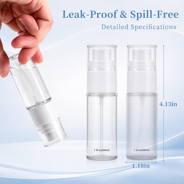 Påfyllbare sprayflasker 30 ml 4-pakning liten reiseflaske