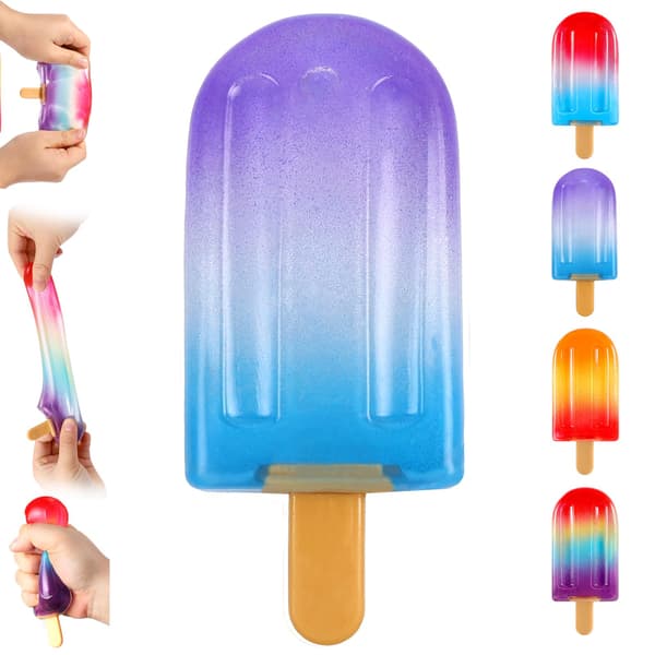 Popsicle Squishy Sugar Ice Cream Squishies Puristuslelut Orange+color