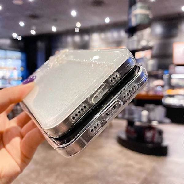 Perle Roset Glitter Epoxy TPU Cover til iPhone 12 Pro Max