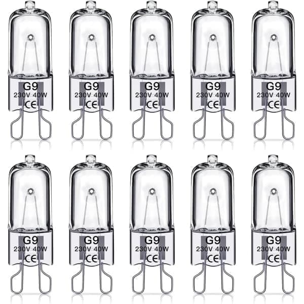 G9 Halogenlampor 40W, 230V, 10-pack 40W 40W