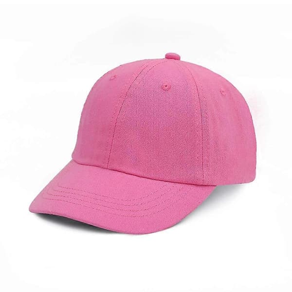 Baseballcaps for barn, justerbar solhatt med flat brem for gutter og jenter