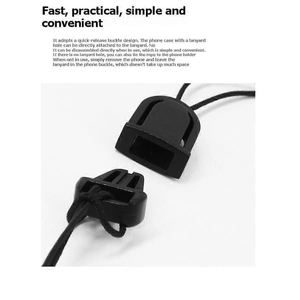 För DJI OM 7/6/5 Magnetisk Telefonhållare, Anti-förlorad Remrep för Osmo Mobile 4 Gimbal, Anti-fall Snodd