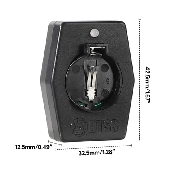 5-pakke oppladbare knappcellebatterier med Type C batterilader ladeadapter kompatibel med LIR2032