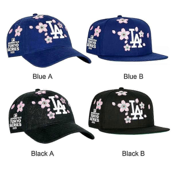 Takashi Murakami + mlb World Tour Tokyo Series 2025 Ny Dodgers Keps Blue B
