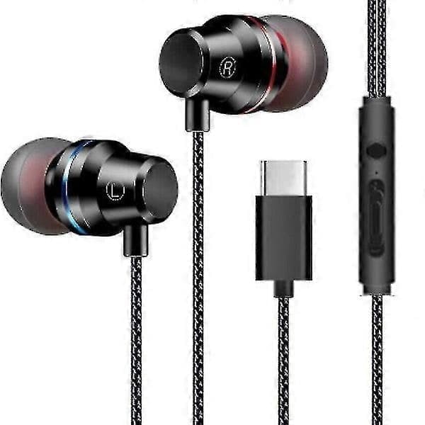 Hörlurar Typ - C in - Ear USB - C Hörlurar Trådbundna med Mikrofon