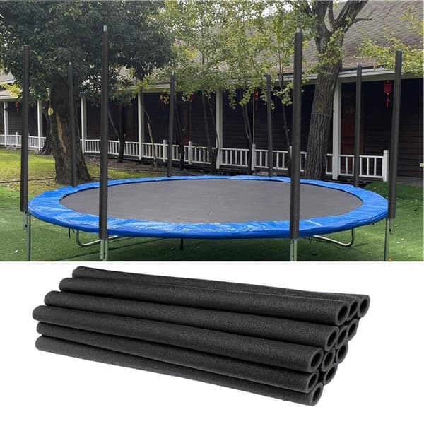 Trampoline Skumstanghylser 15,7 tommer 12 stk Universell Vanntett Black